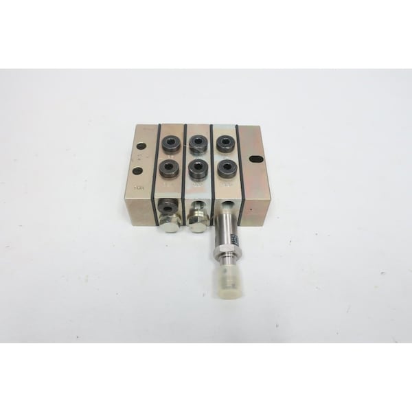 Vogel Lubrication Distribution Block Hydraulic Valve Manifold VPG 3